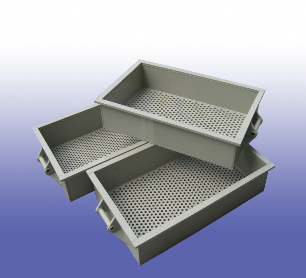 Plastic screen basket products