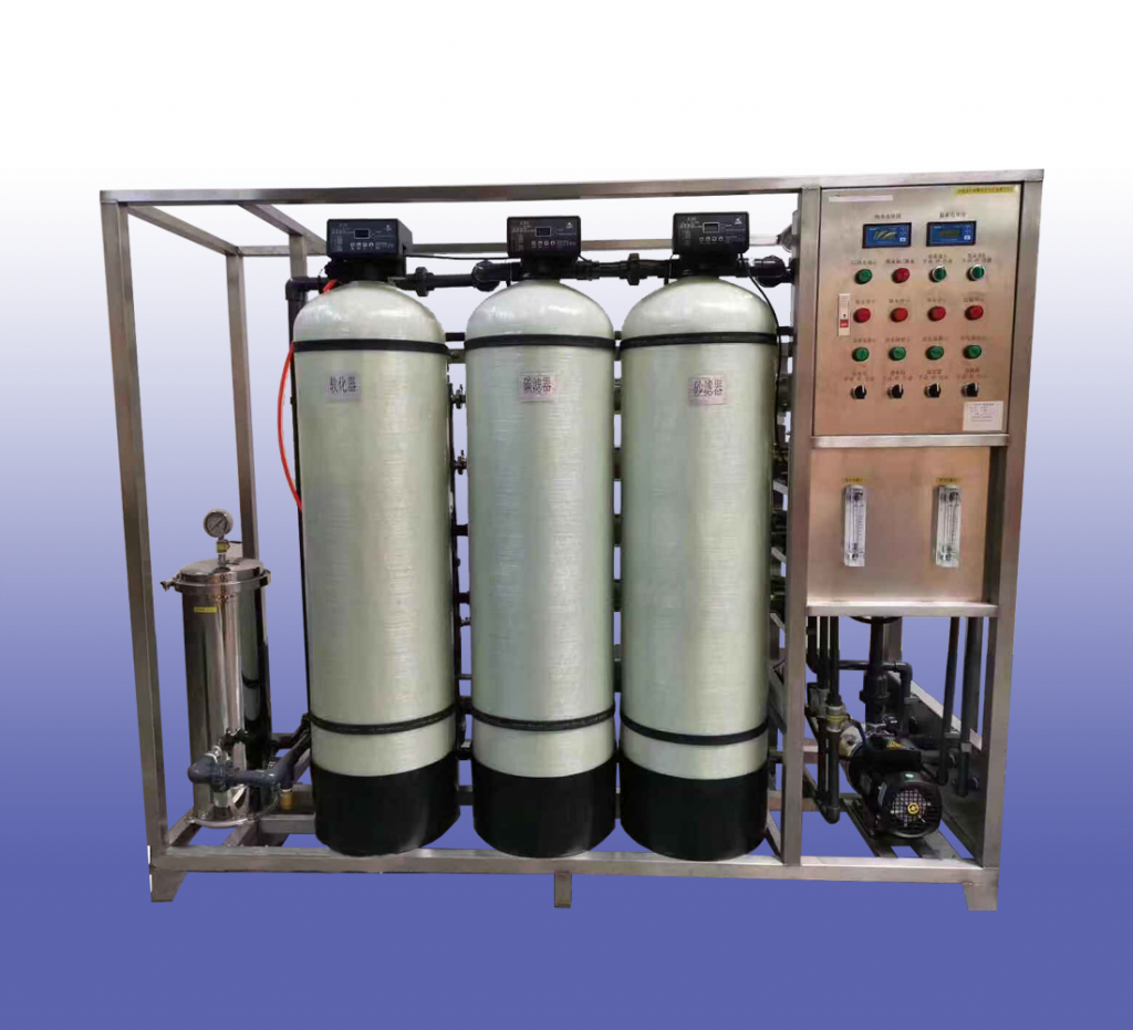 Two tons of reverse osmosis pure water machine